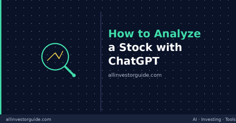 How to Use ChatGPT to Analyze a Stock (Step-by-Step)