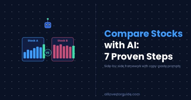 how to compare stocks with AI — side-by-side stock comparison guide