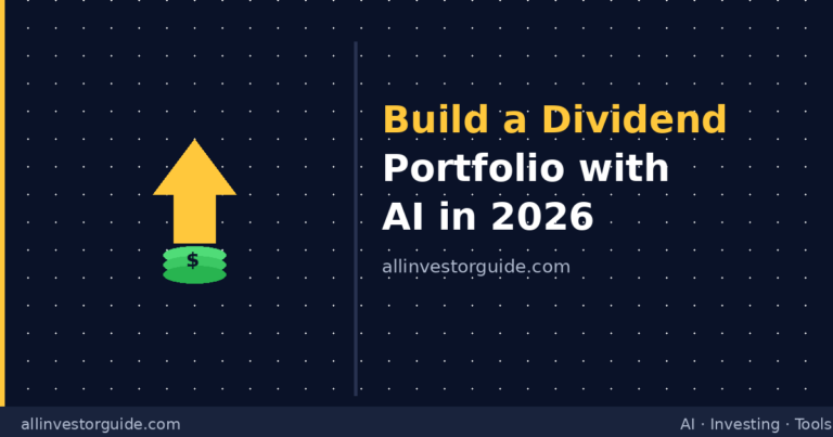 How to Build a Dividend Portfolio Using AI in 2026